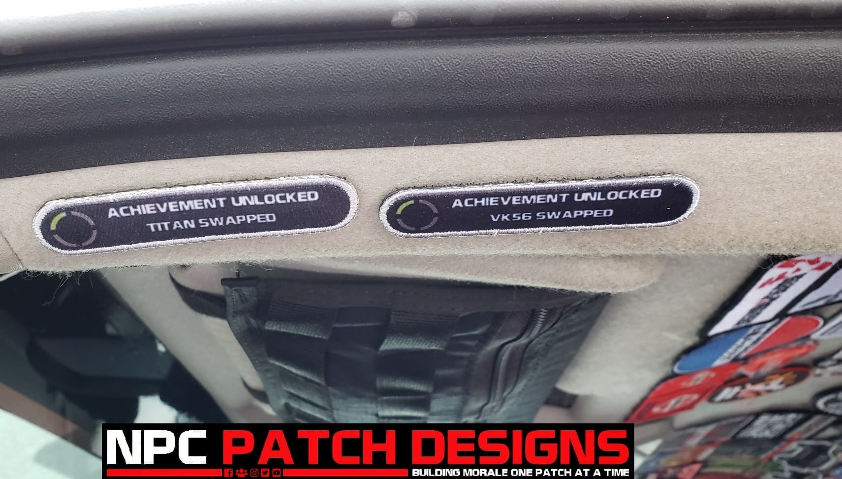 Achievements (ACHv1) Embroidered Ranger Eyes Patch Set