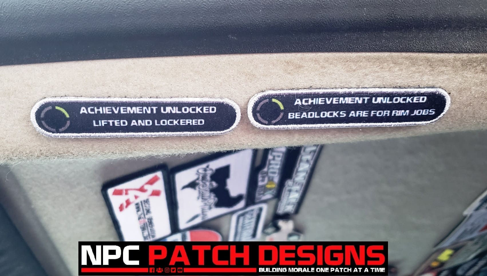 Achievements (ACHv2) Embroidered Ranger Eyes Patch Set