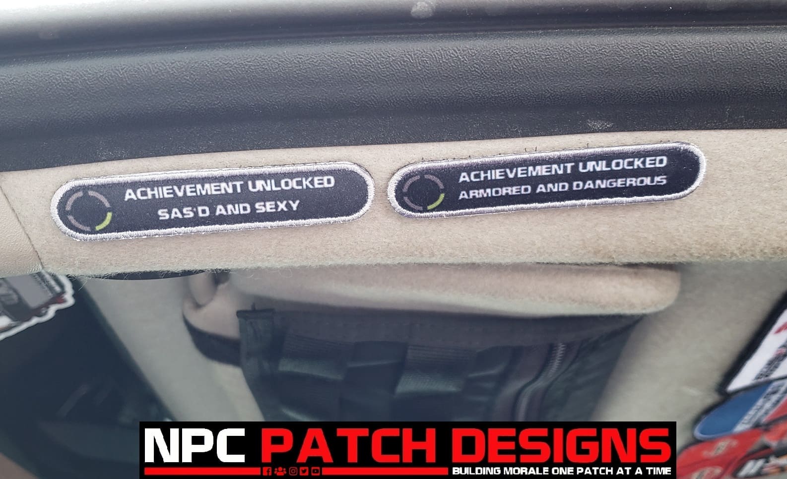 Achievements (ACHv3) Embroidered Ranger Eyes Patch Set