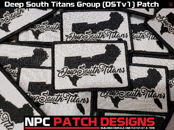 Deep South Titans Group (DSTv1) Embroidered Patch
