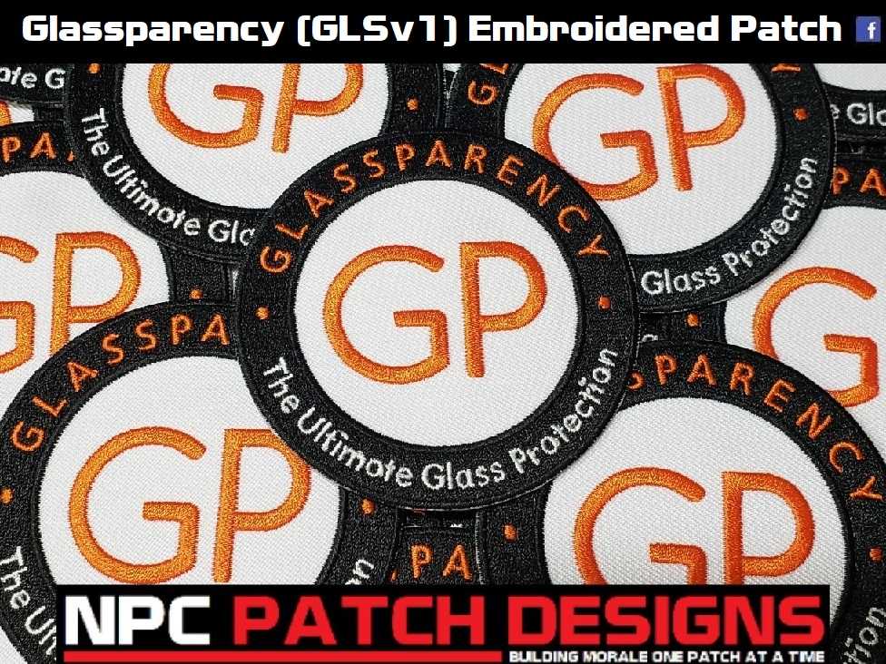 Glassparency (GLSv1) Embroidered Patch