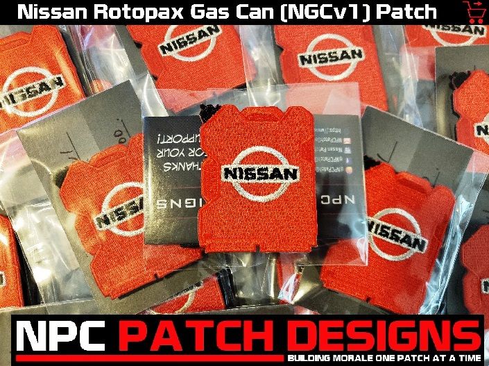 Nissan Rotopax Gas Can (NGCv1) Embroidered Patch