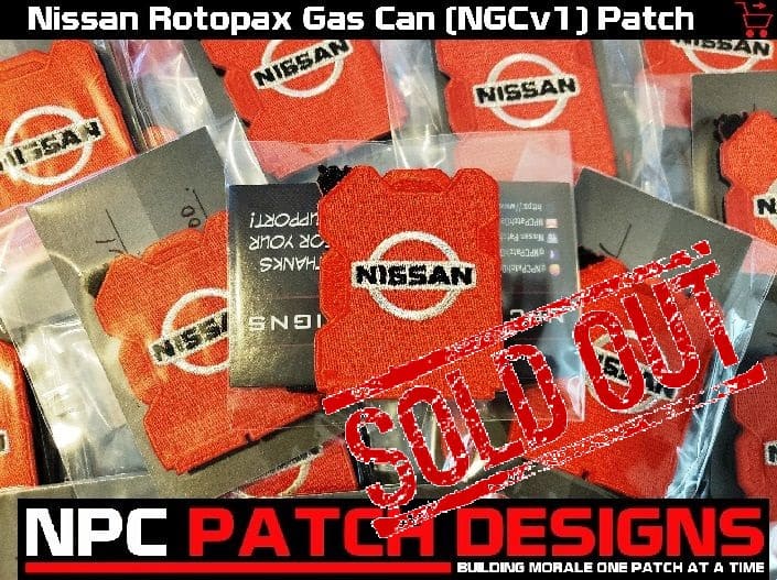Nissan Rotopax Gas Can (NGCv1) Embroidered Patch