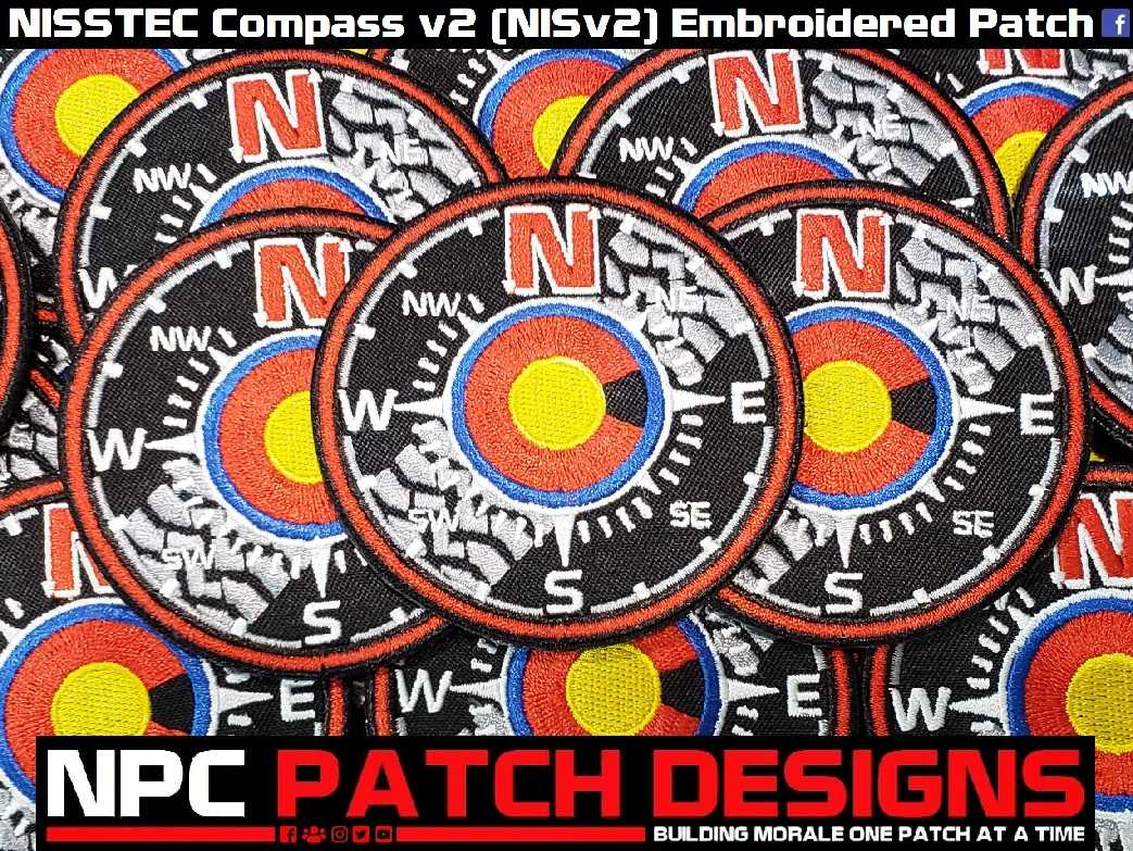 NISSTEC Compass v2 (NISv2) Embroidered Patch