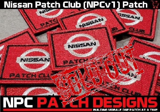 Nissan Patch Club (NPCv1) Embroidered Patch