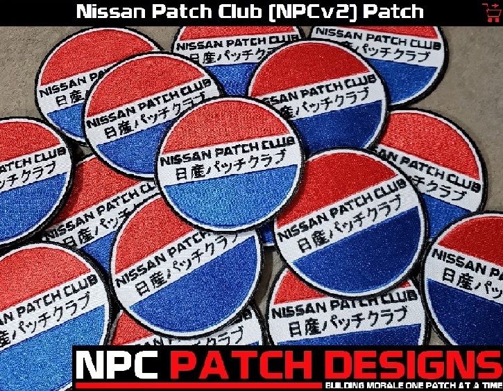Nissan Patch Club v2 (NPCv2) Embroidered Patch