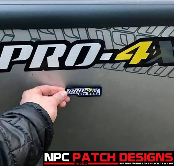 Pro-4X Badge (P4Xv1) Embroidered Patch