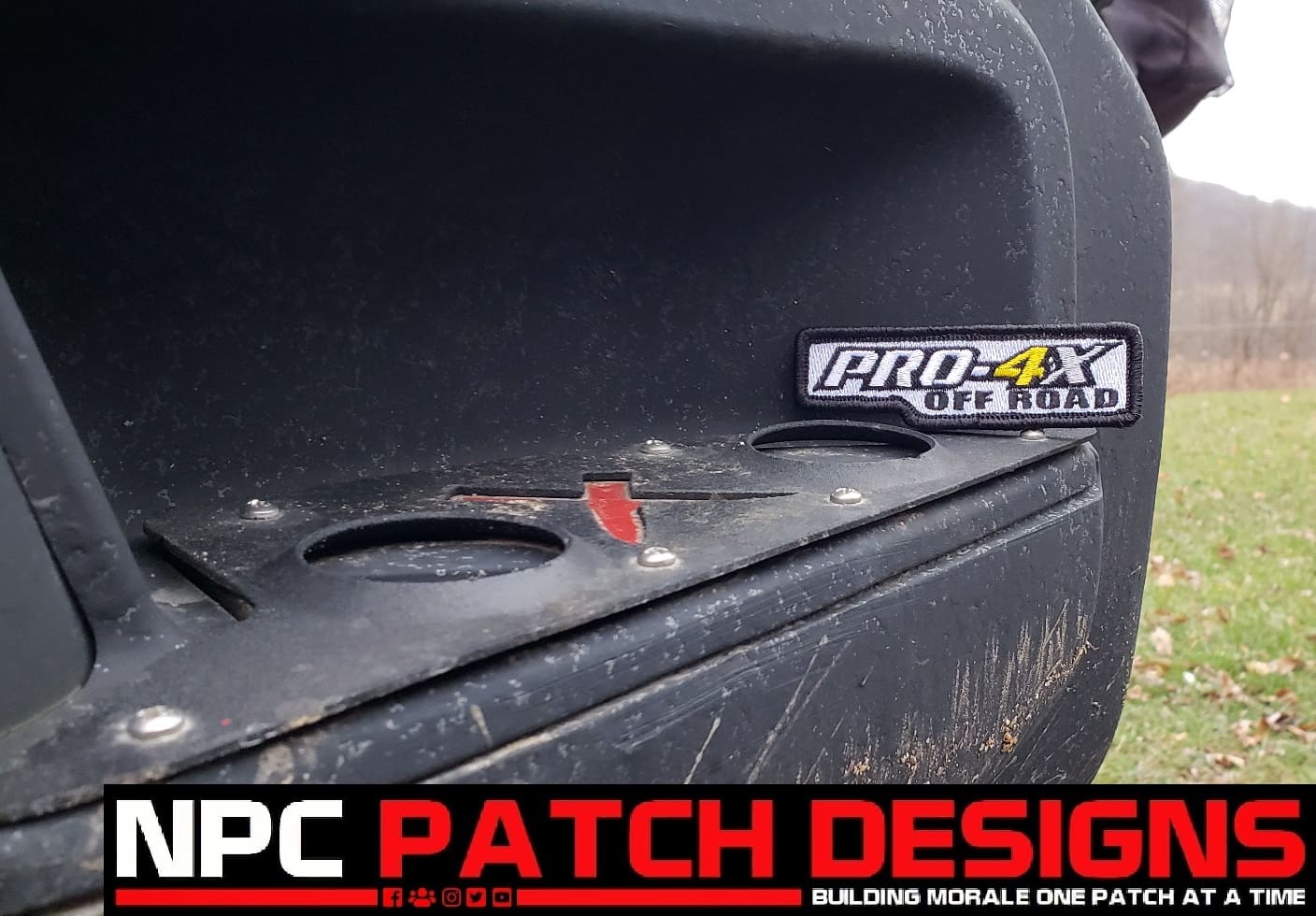 Pro-4X Badge (P4Xv1) Embroidered Patch