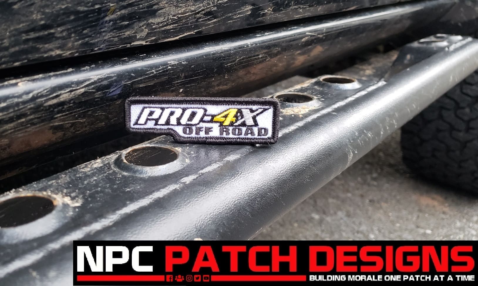 Pro-4X Badge (P4Xv1) Embroidered Patch