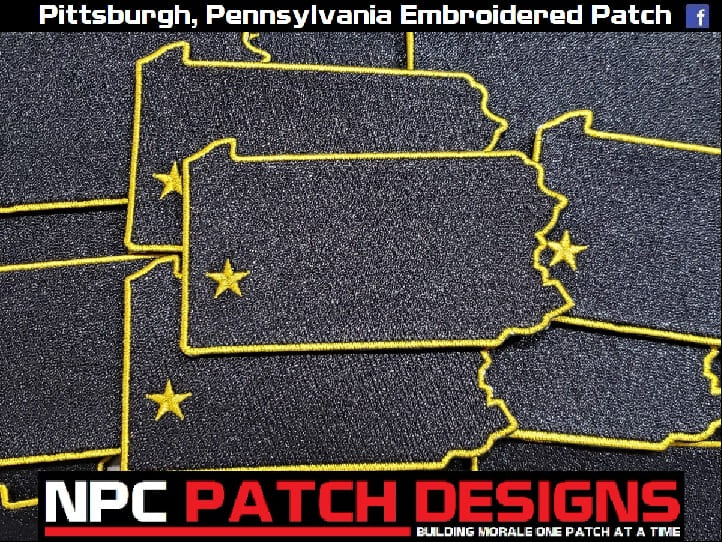 Pennsylvania Pittsburgh Embroidered Patch