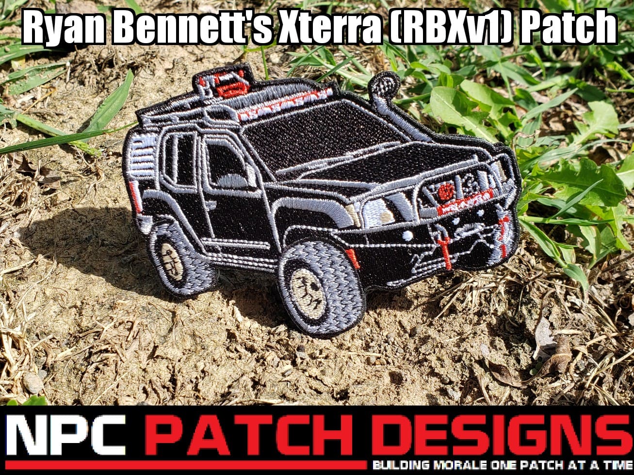 Ryan Bennett's Xterra (RBXv1) Embroidered Patch