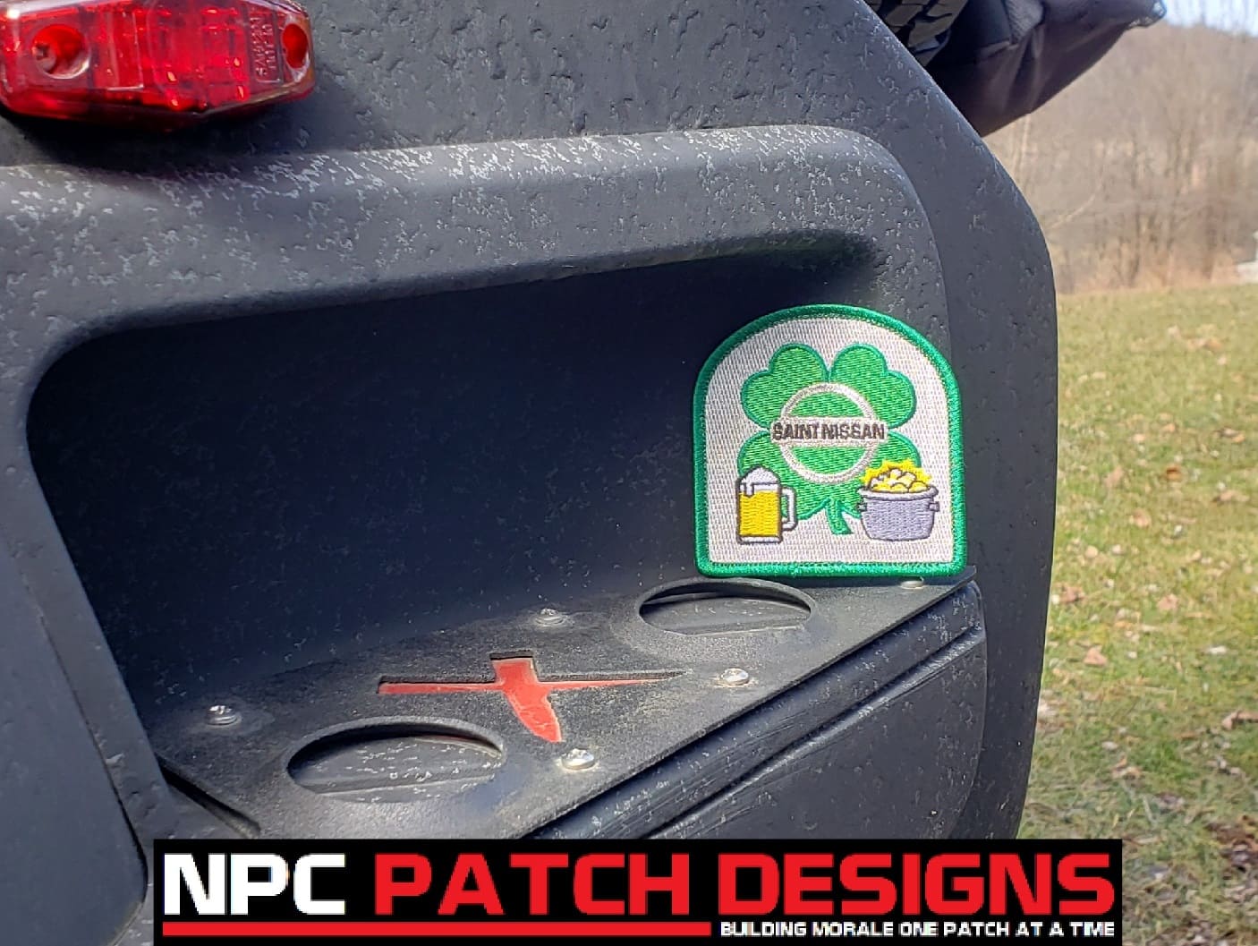 Saint Nissan Clover (SNCv1) Embroidered Patch