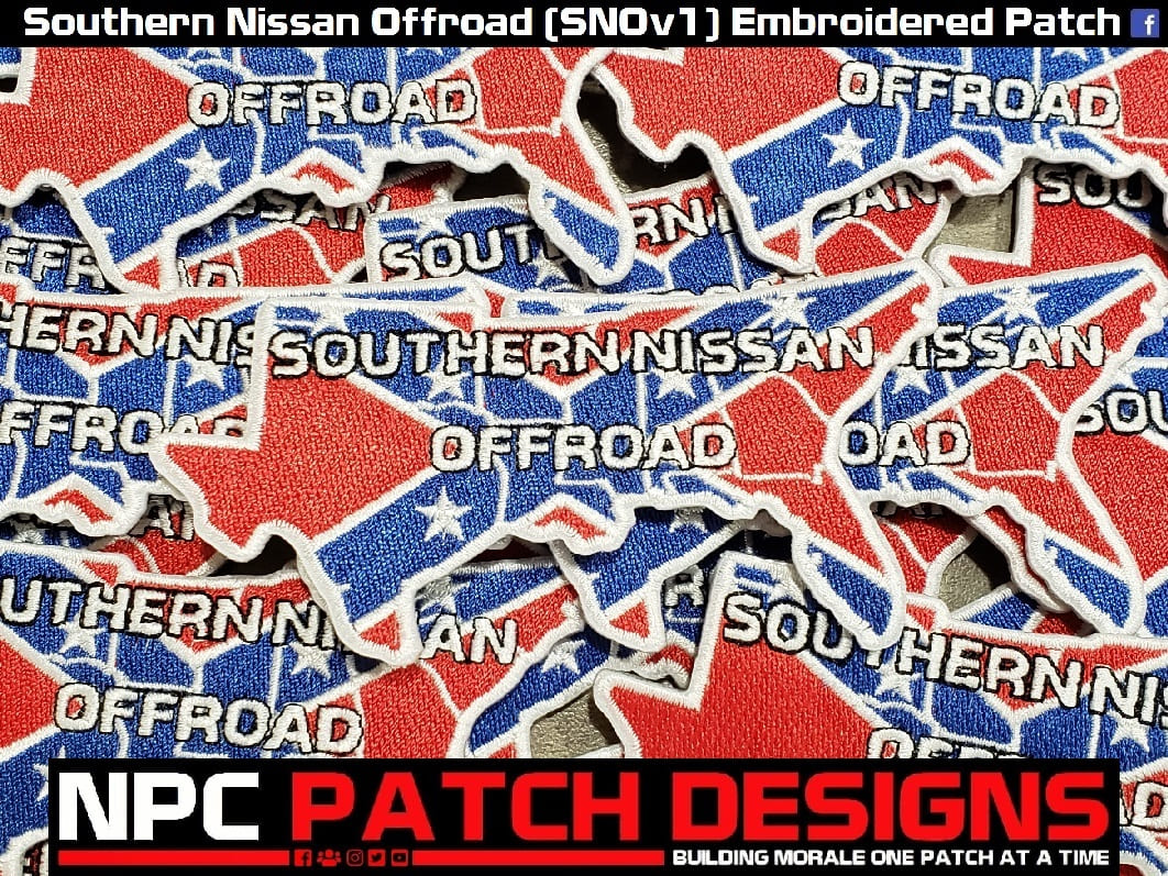Southern Nissan Offroad (SNOv1) Embroidered Patch