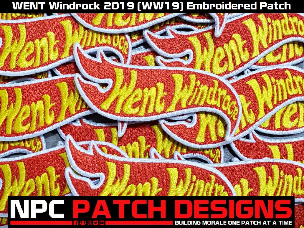 Went Windrock 2019 (WW19) Embroidered Patch