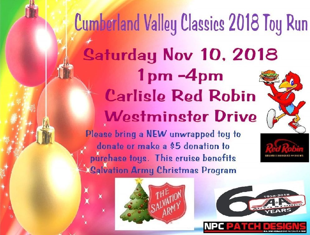 Cumberland Valley Classics 2018 Toy Run